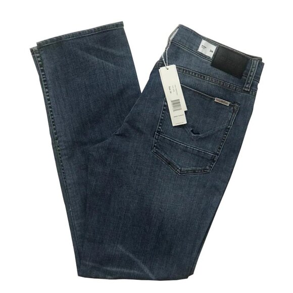 New Hudson Jeans Byron 5 Pocket Straight Leg Jeans Size 34 - Picture 1 of 1